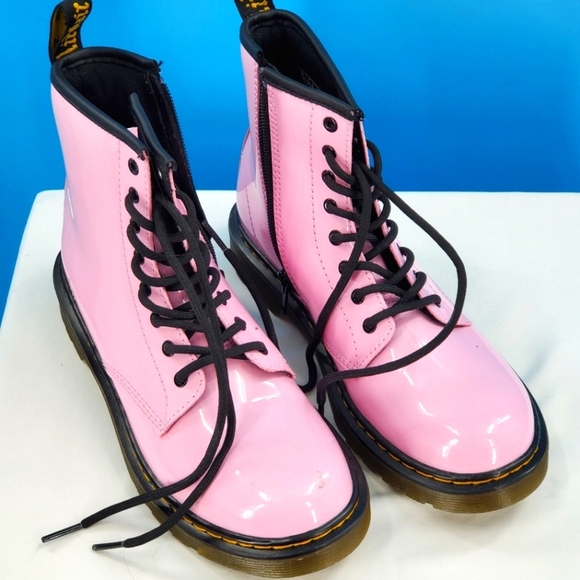 Pink Doc Martens WORN ONCE US 4 - Picture 1 of 15